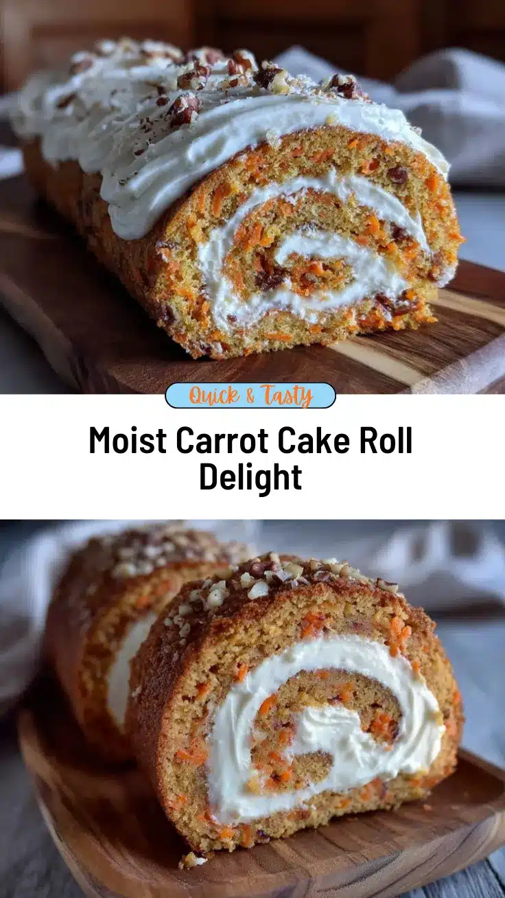 carrot cake roll recipe