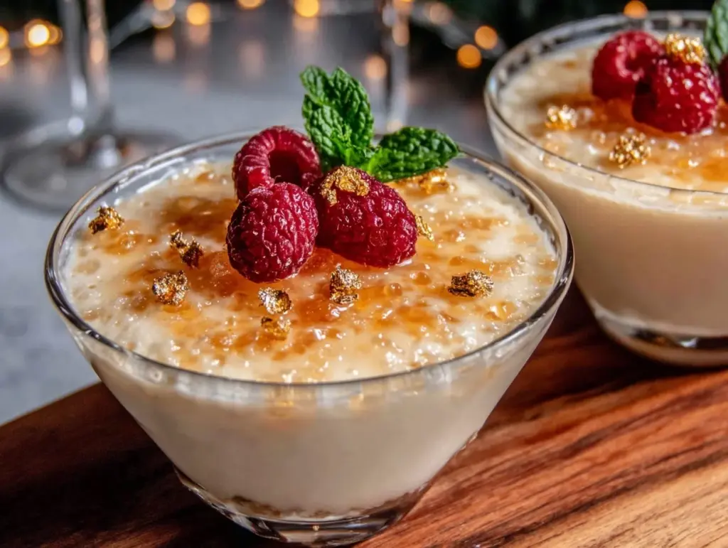 champagne panna cotta - featured image