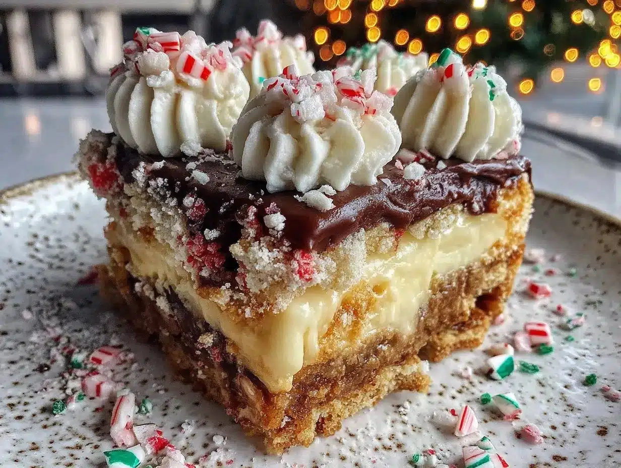 christmas cookie lasagna preparation steps