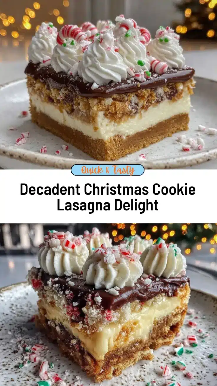 christmas cookie lasagna recipe