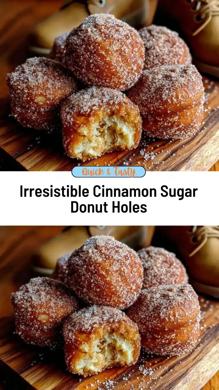 cinnamon sugar donut holes recipe
