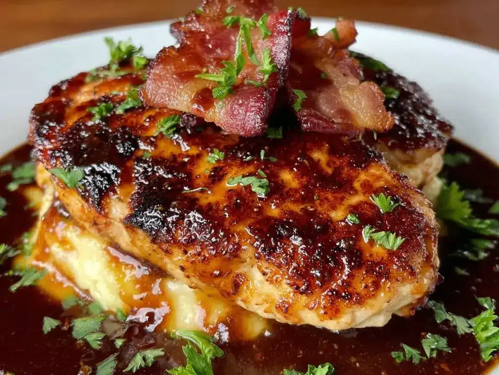 Cowboy BBQ Bacon Cheddar Chicken - featured image