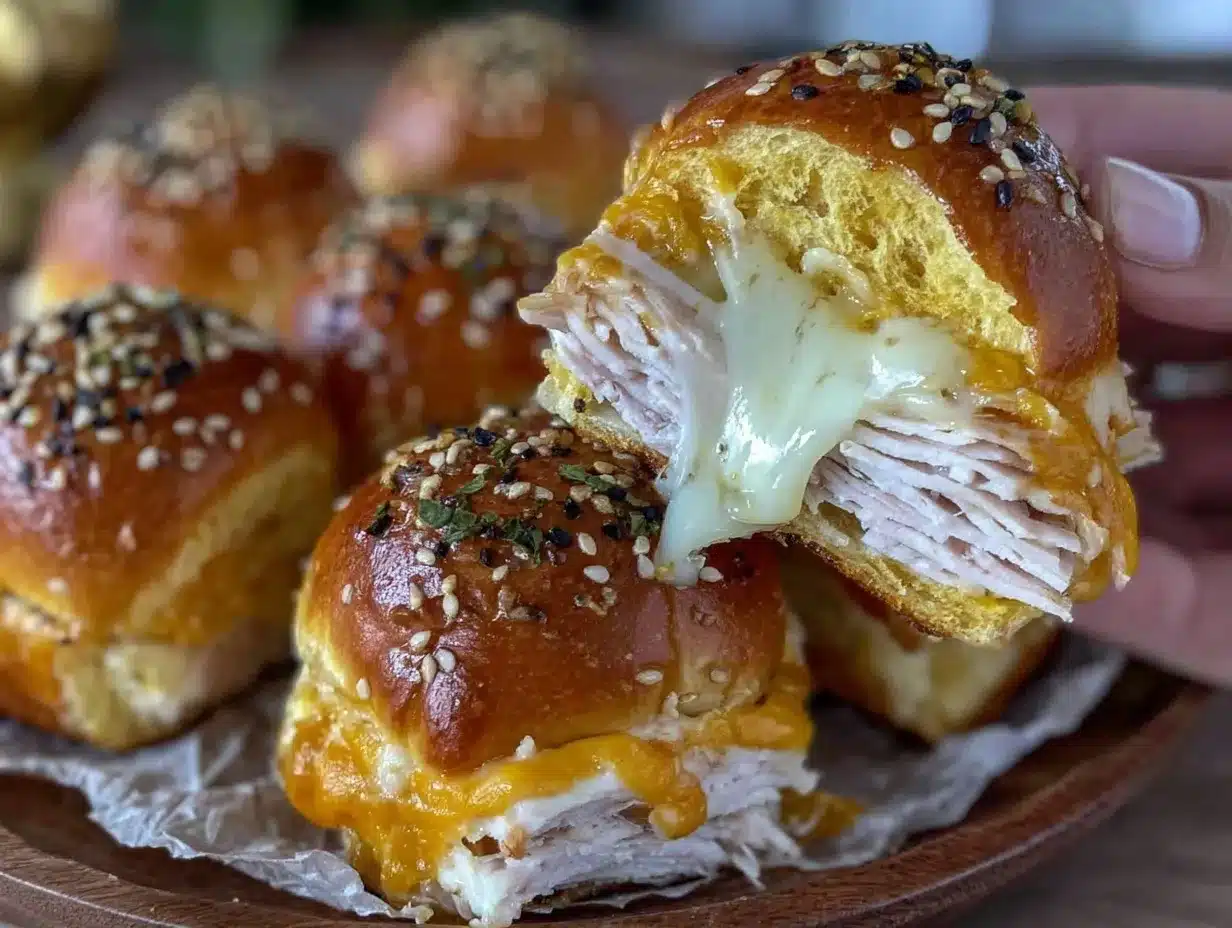creamy baked turkey sliders preparation steps