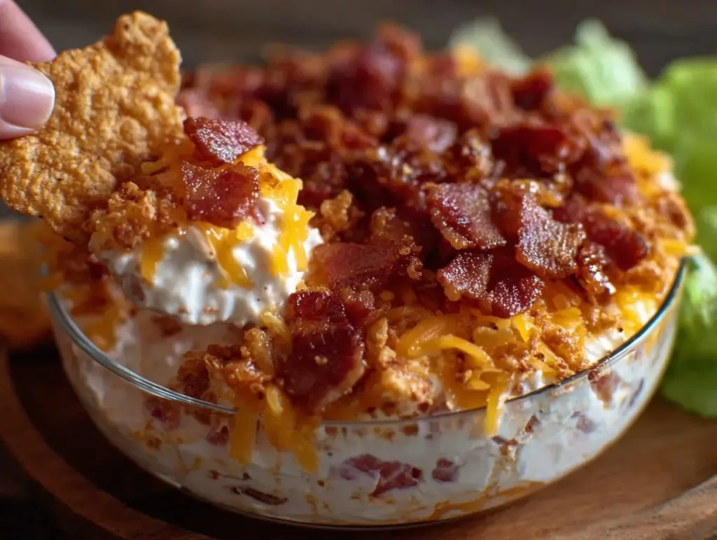 creamy BLT dip - featured image