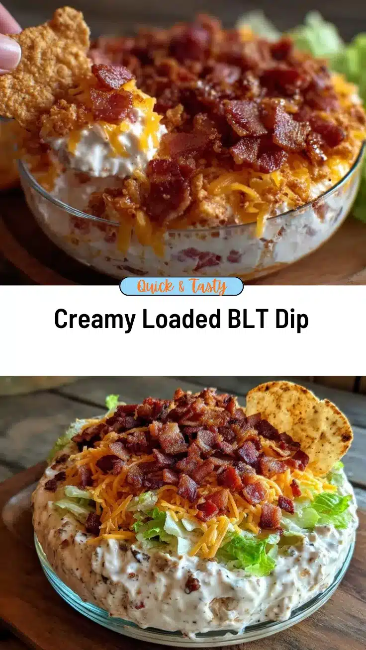 creamy BLT dip recipe