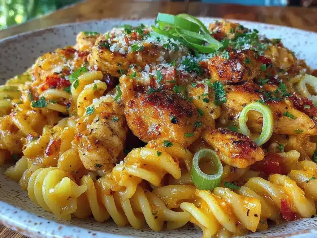 creamy cajun chicken pasta - featured image