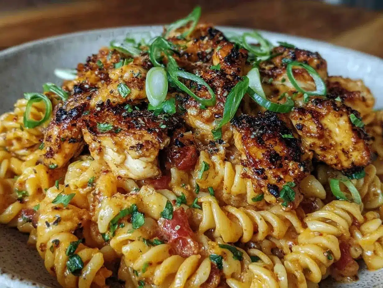 creamy cajun chicken pasta preparation steps