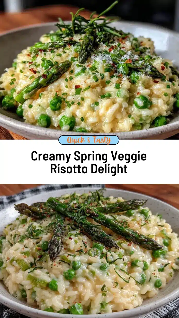 creamy spring vegetable risotto recipe