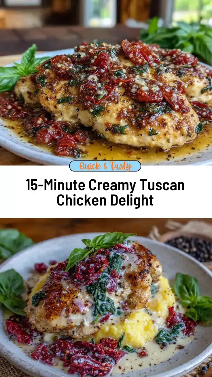 creamy tuscan chicken recipe recipe