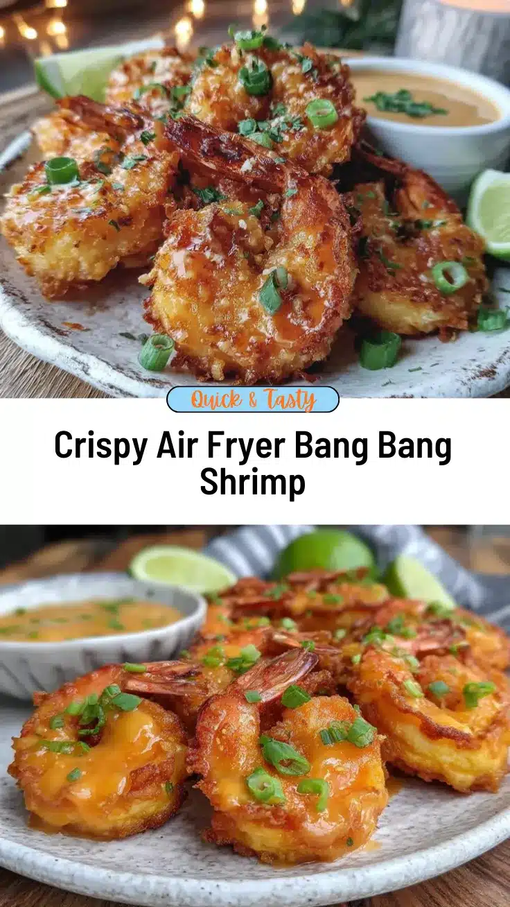 crispy air fryer bang bang shrimp recipe