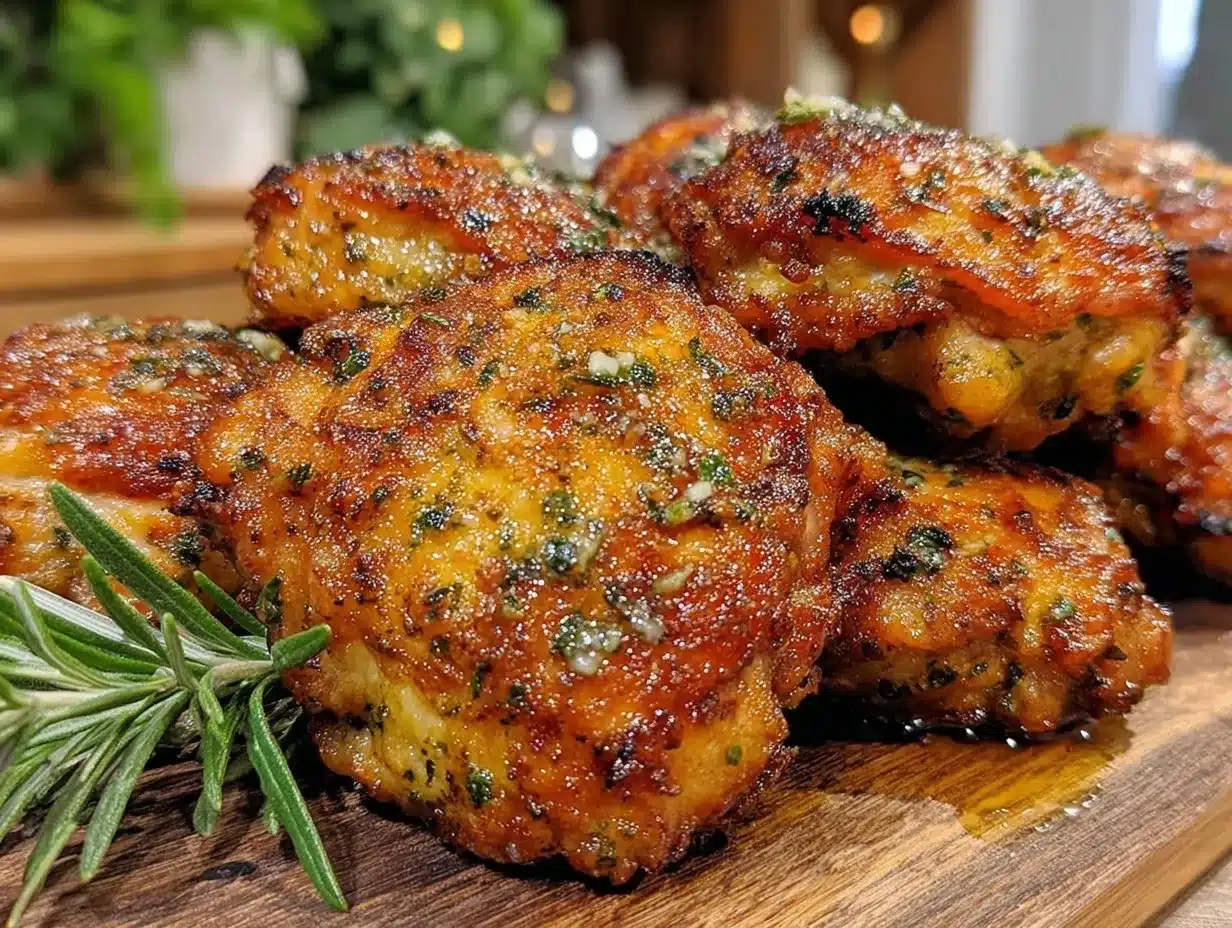 crispy air fryer chicken thighs preparation steps