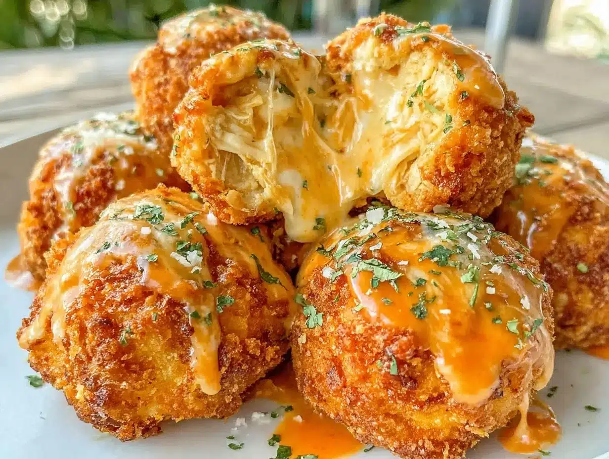 crispy buffalo chicken bombs preparation steps