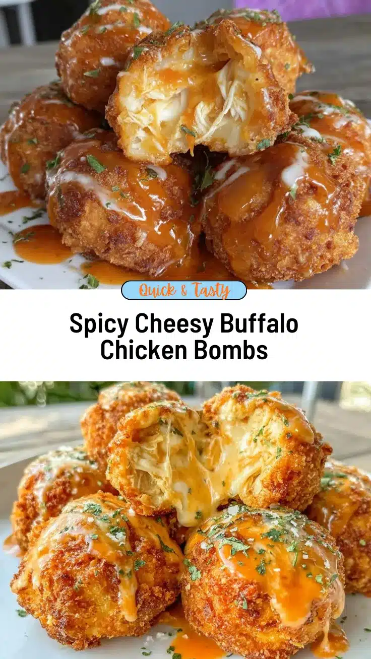 crispy buffalo chicken bombs recipe