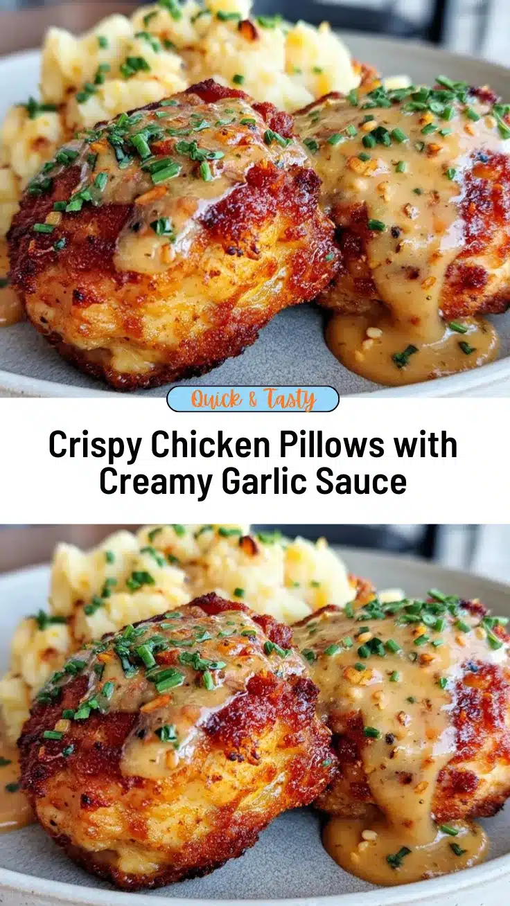 crispy chicken pillows recipe