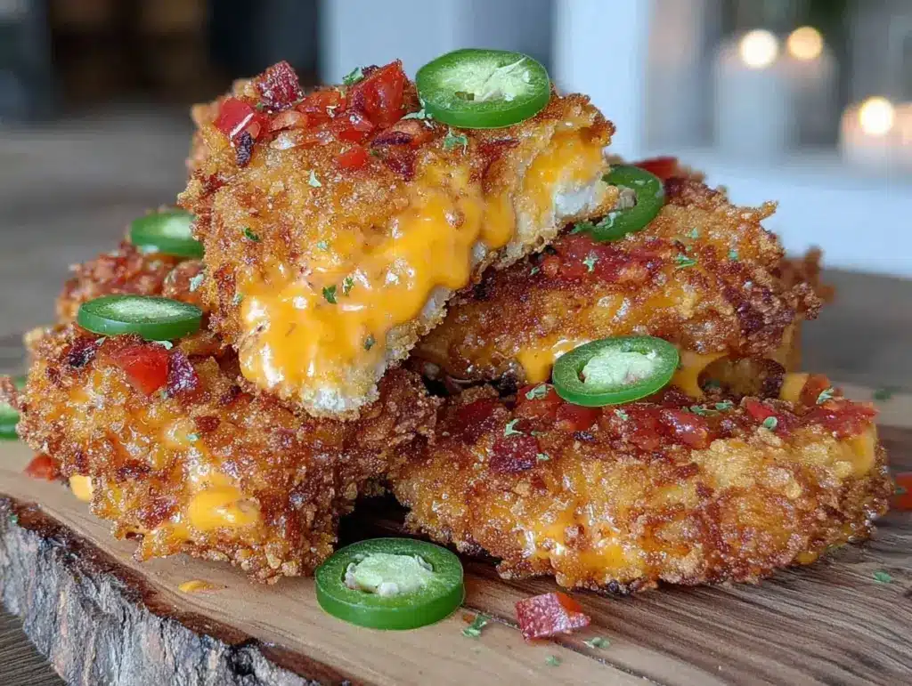 crispy chicken queso dunkers - featured image