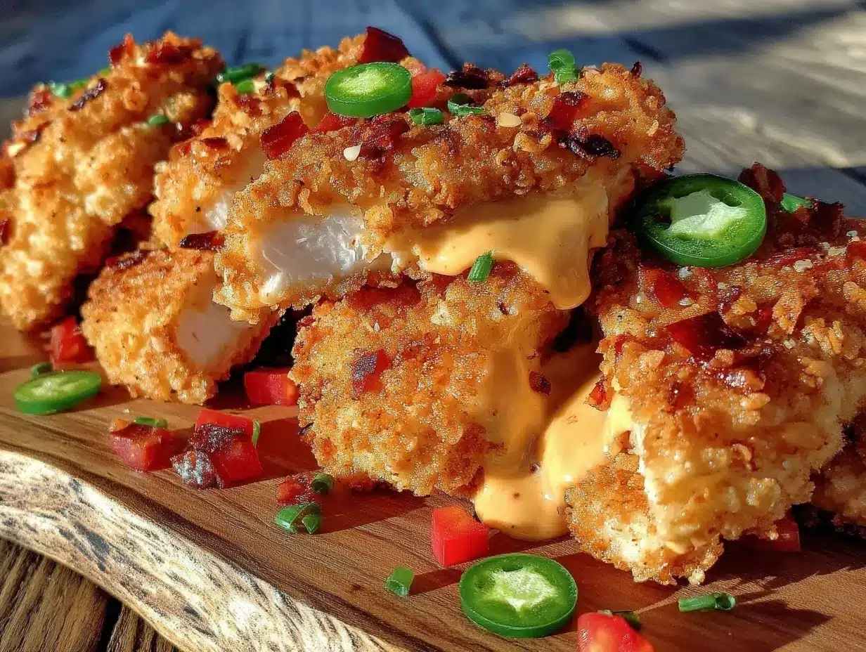 crispy chicken queso dunkers preparation steps