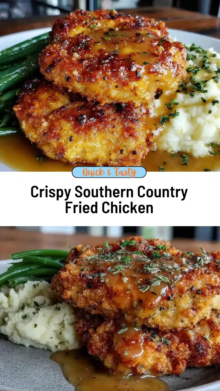 crispy country fried chicken dinner recipe