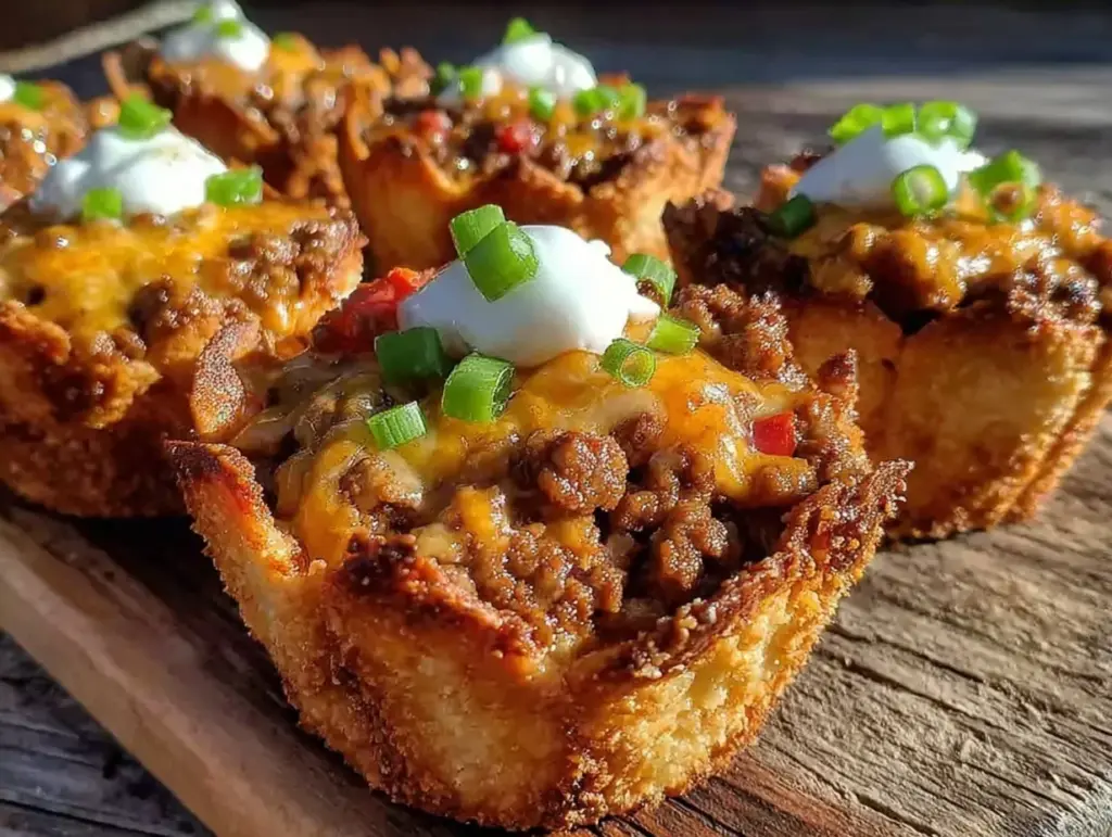 crispy crunchy taco cups - featured image