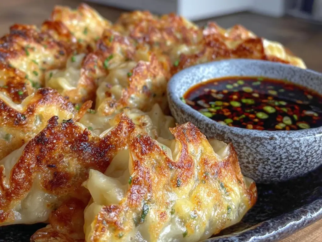 crispy pot stickers recipe - featured image