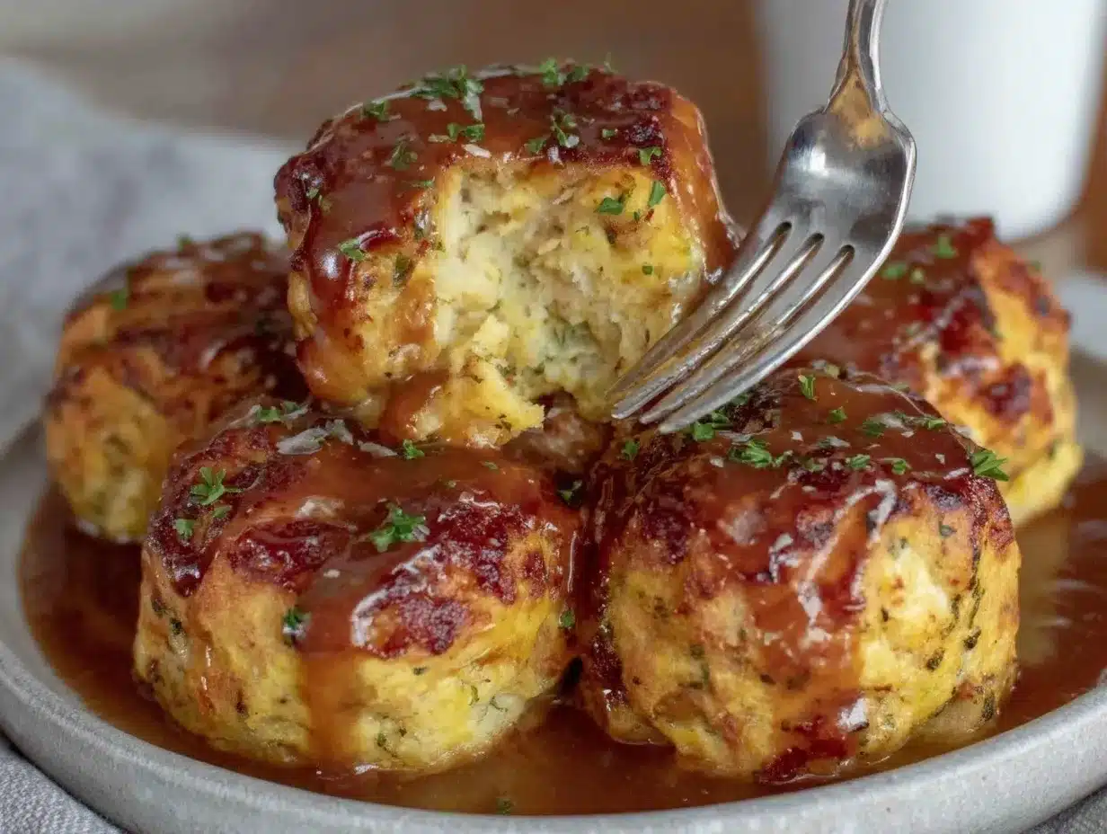 crispy stuffing balls preparation steps