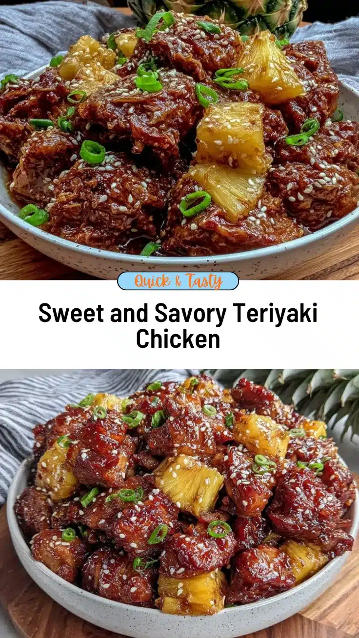 crockpot teriyaki chicken with pineapple recipe