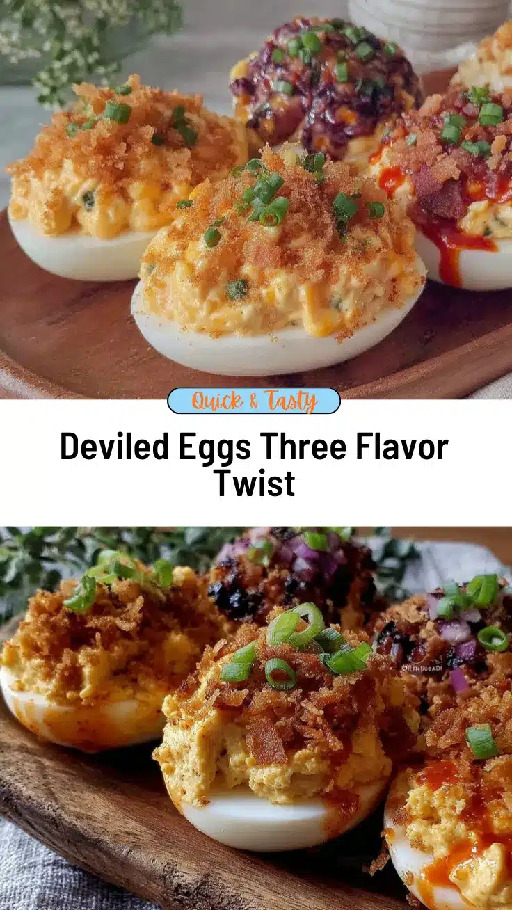 deviled eggs three ways recipe