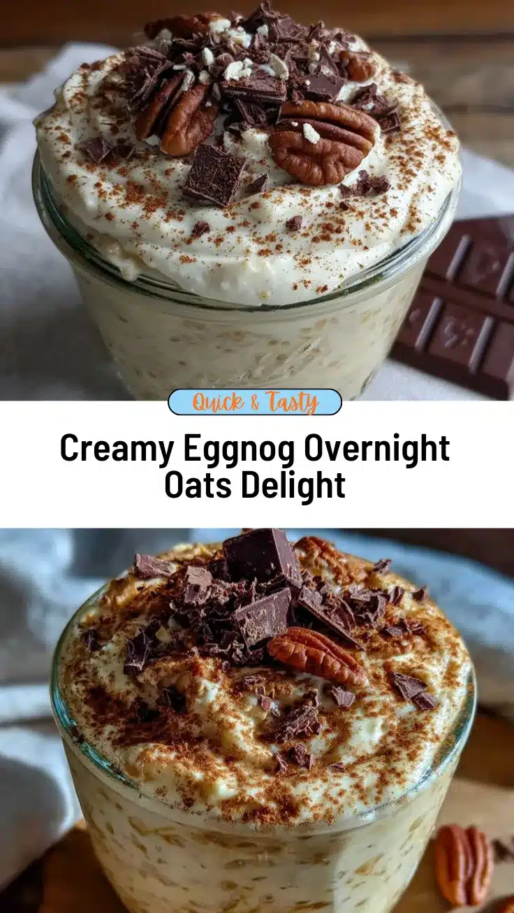 eggnog overnight oats recipe recipe