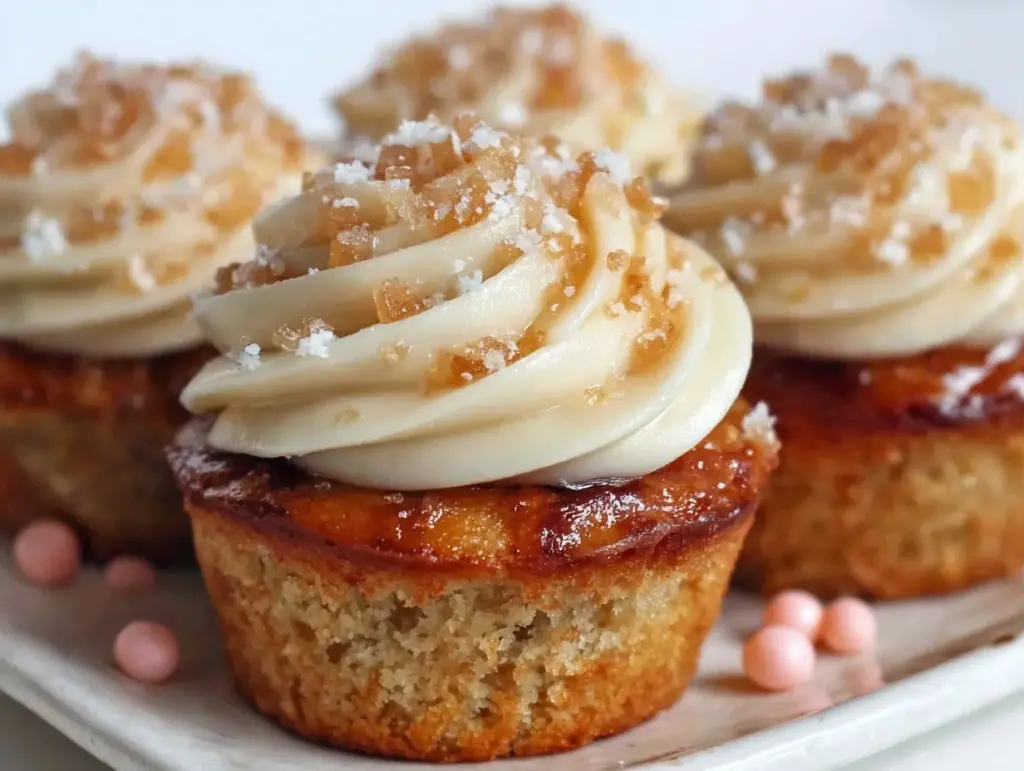 elegant champagne cupcakes - featured image