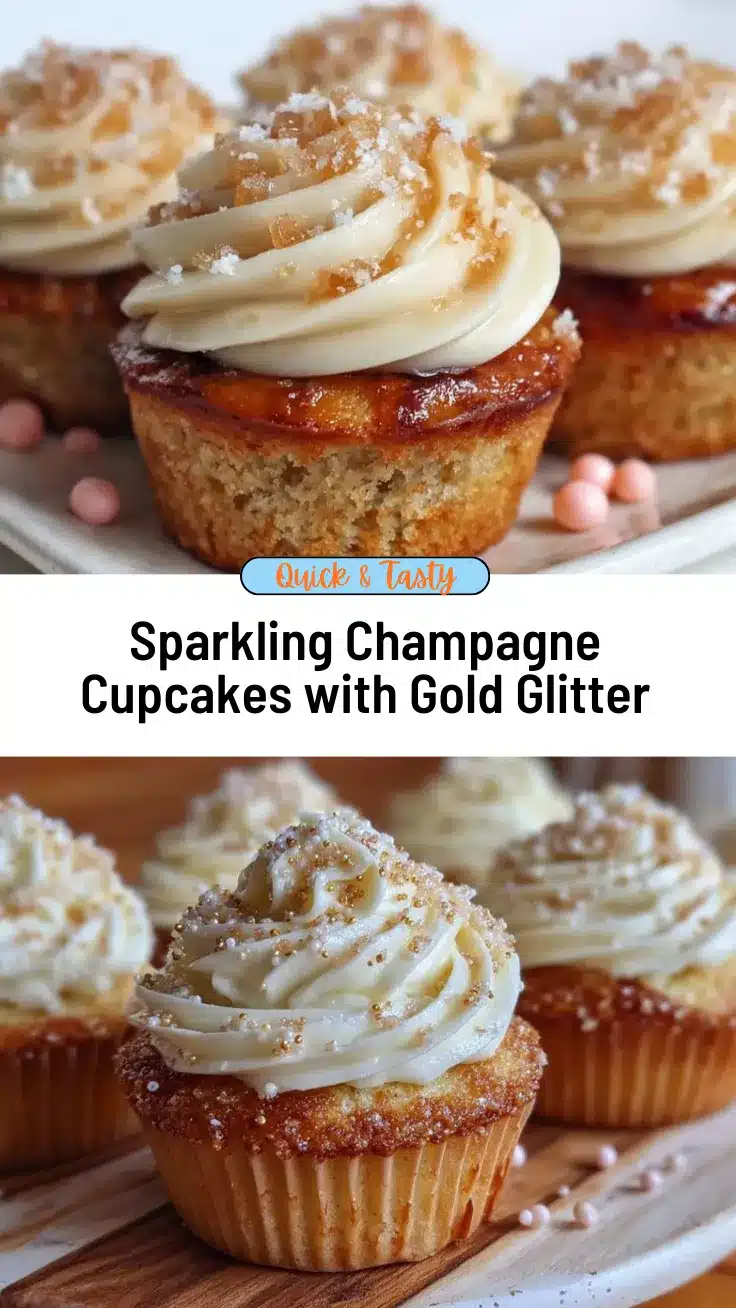 elegant champagne cupcakes recipe