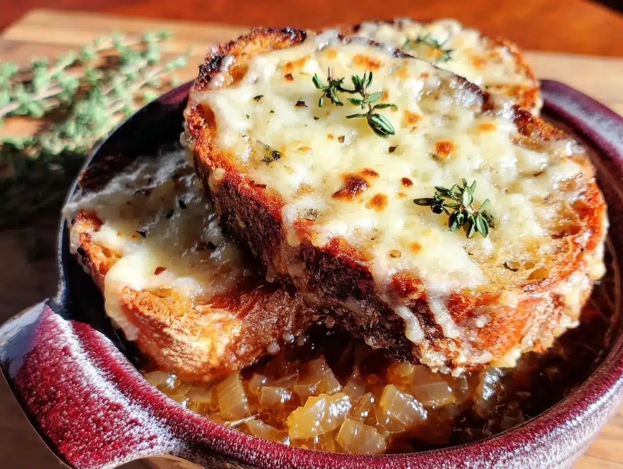 French onion soup recipe preparation steps