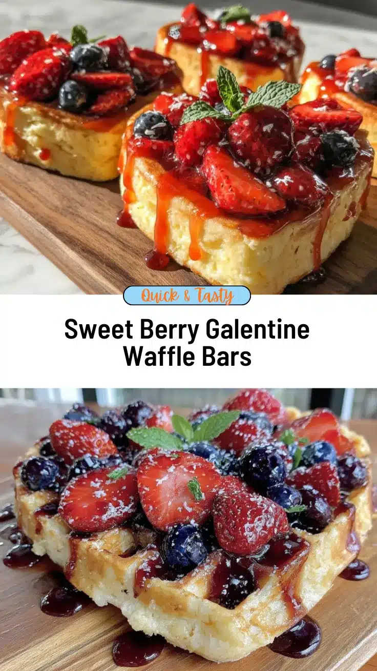 galentines berry waffle heart bar recipe recipe