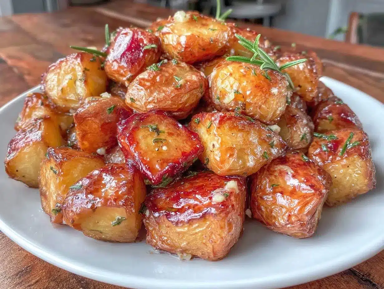 garlic butter roasted potatoes preparation steps