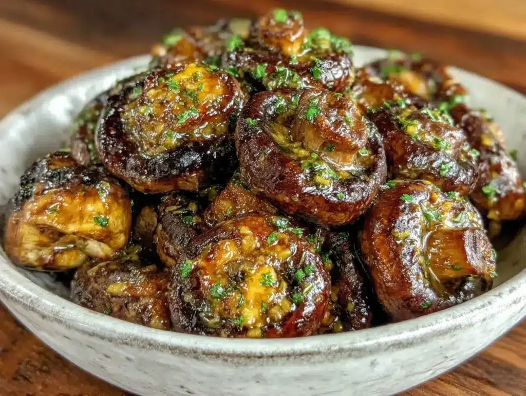 garlic butter sautéed mushrooms - featured image