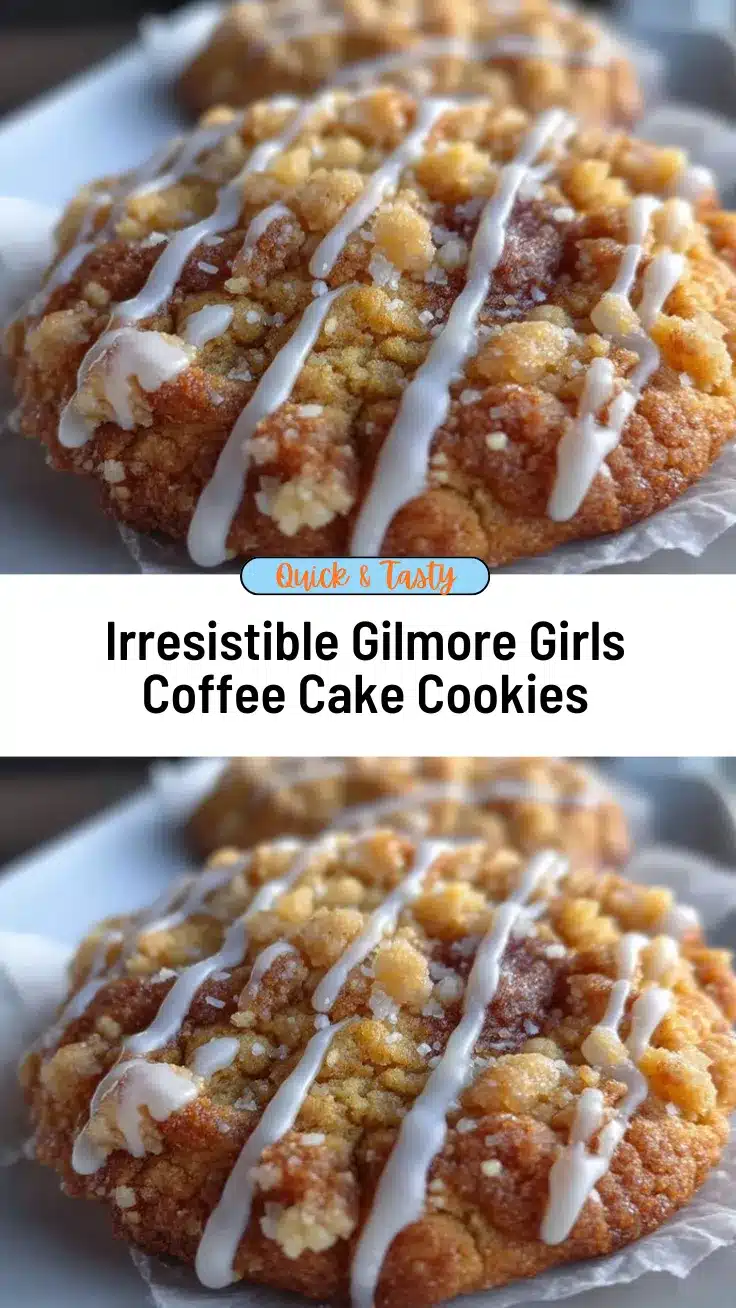 Gilmore Girls coffee cake cookies recipe