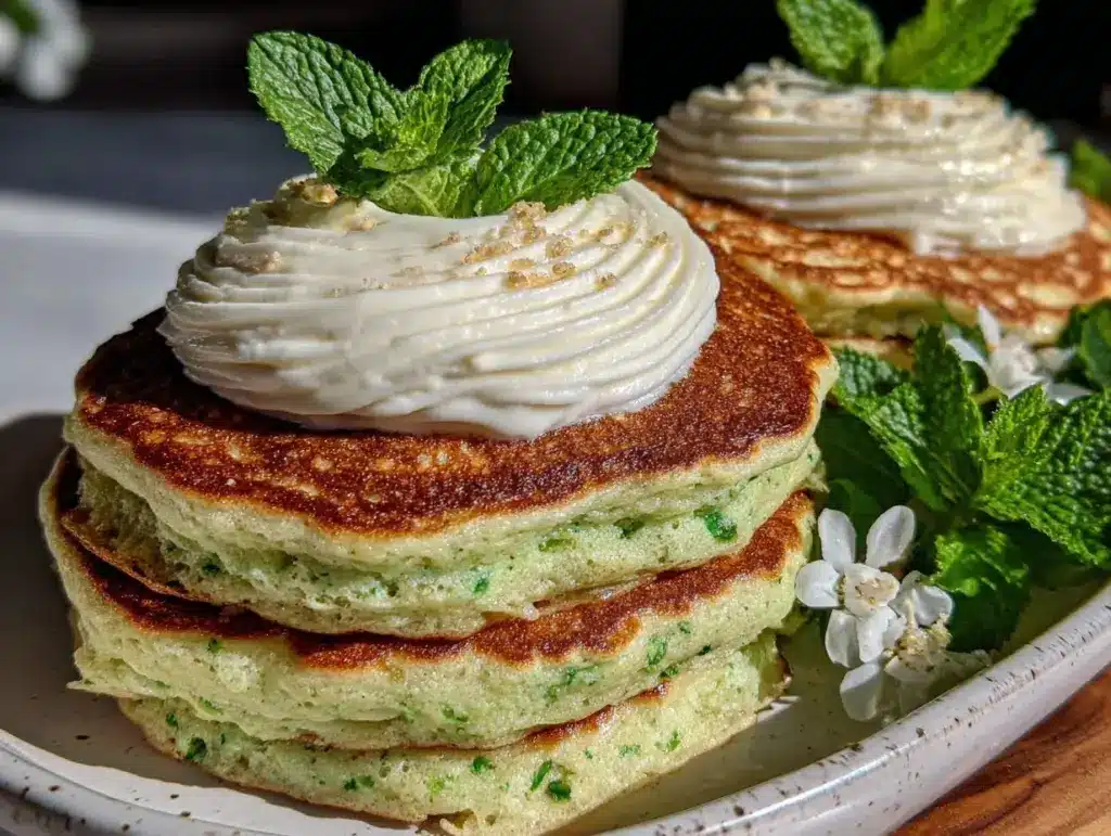 green velvet pancakes - featured image