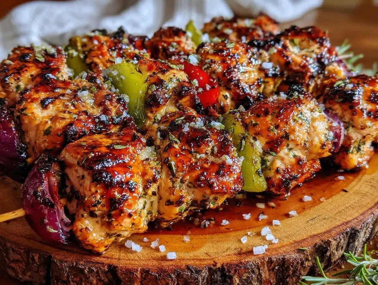 grilled lemon herb chicken kabobs preparation steps