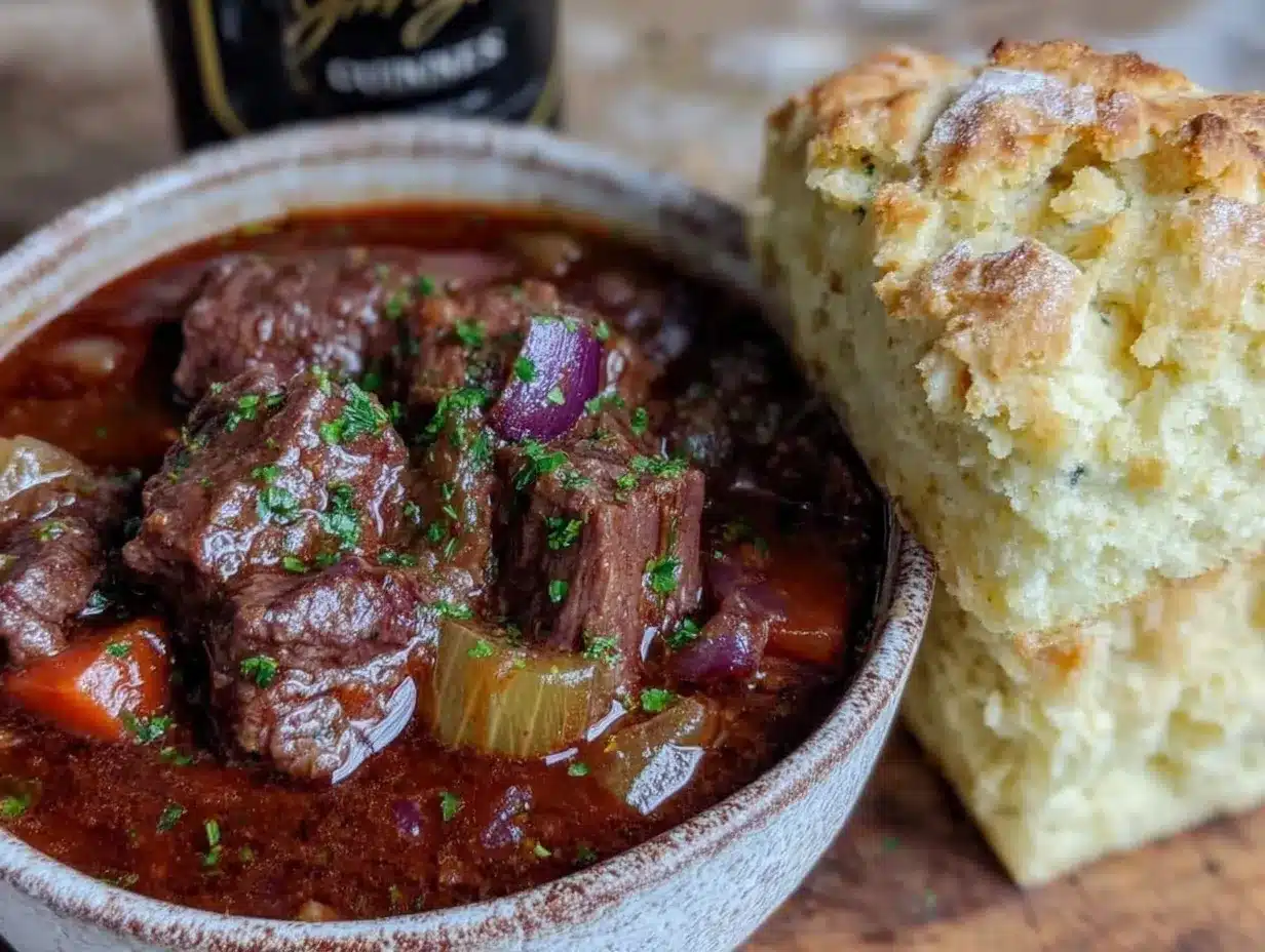 Guinness beef stew preparation steps