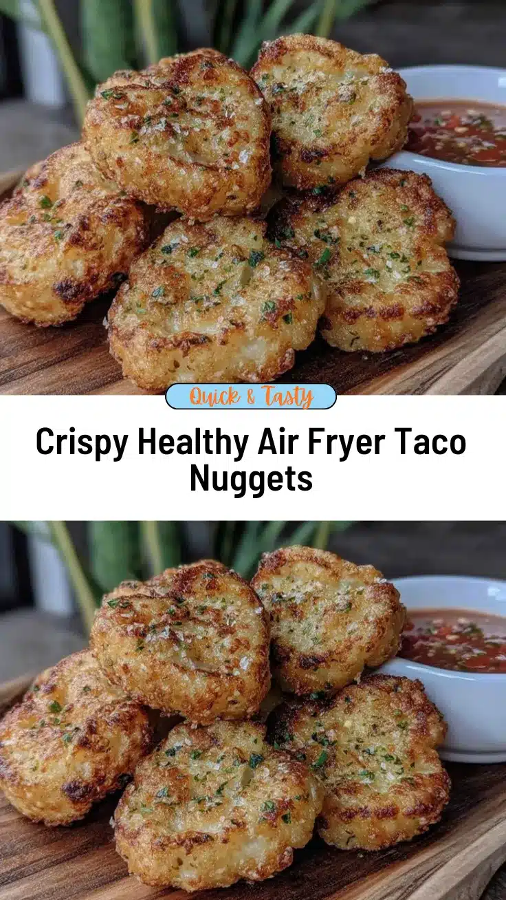 healthy air fryer taco chicken nuggets recipe