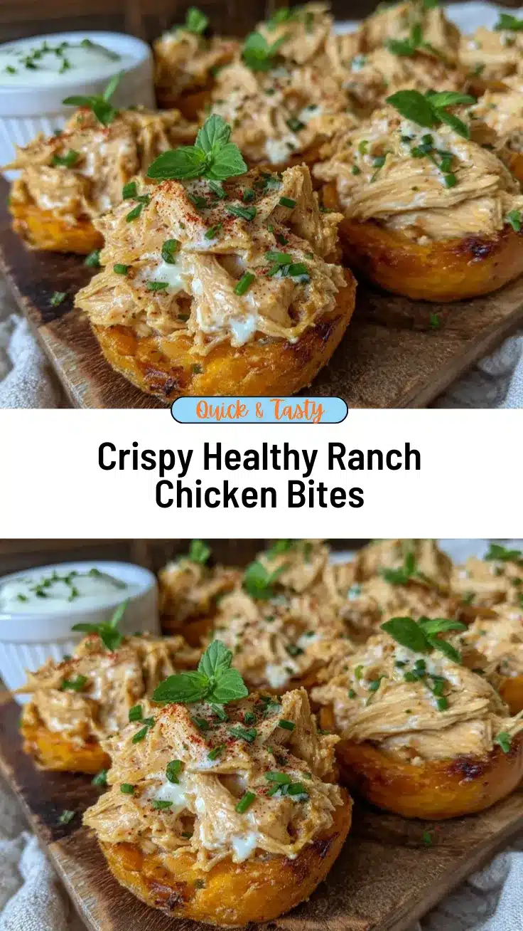 healthy ranch chicken sweet potato bites recipe