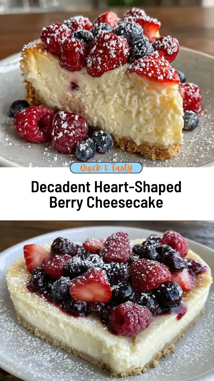 heart-shaped berry cheesecake recipe recipe