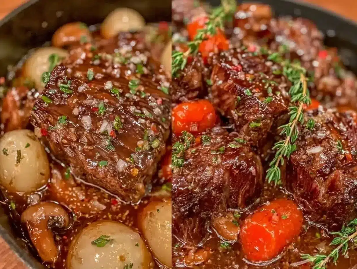 hearty beef bourguignon recipe preparation steps