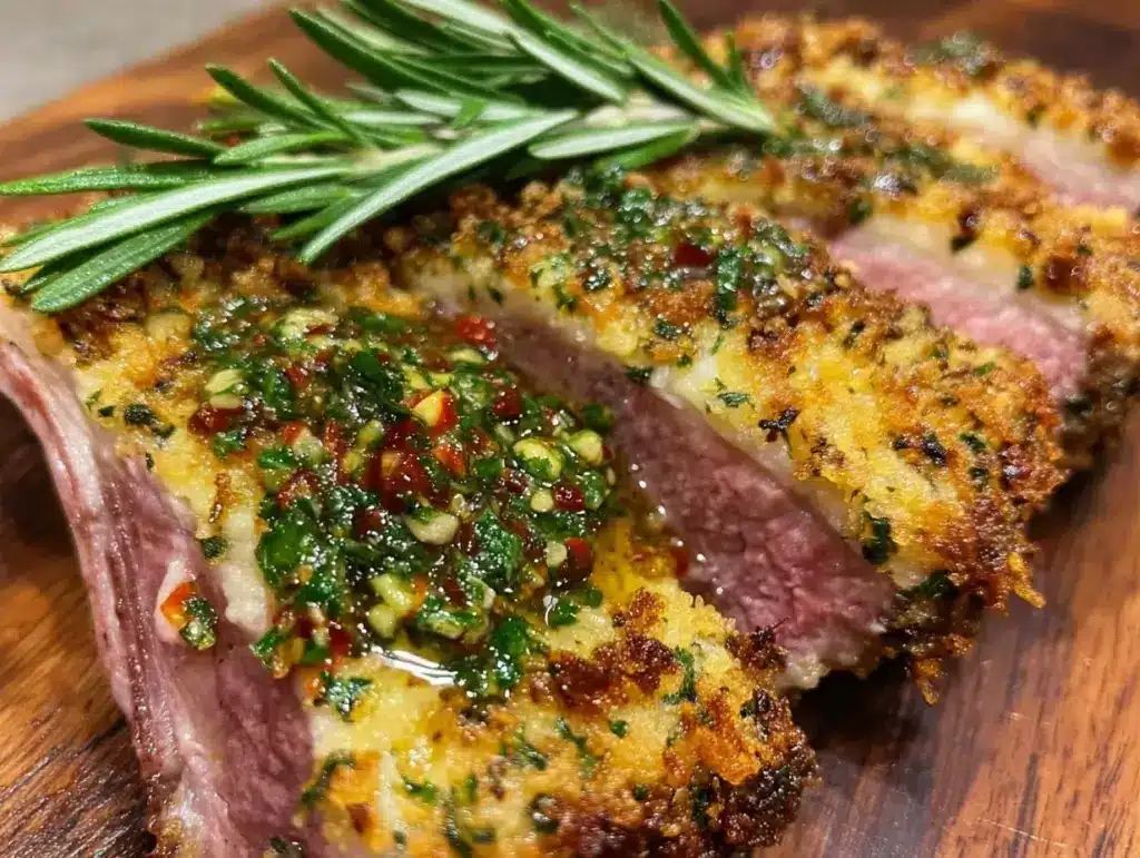 herb-crusted rack of lamb - featured image