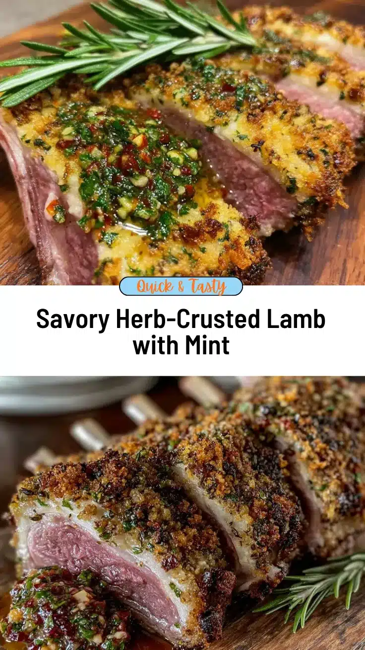 herb-crusted rack of lamb recipe