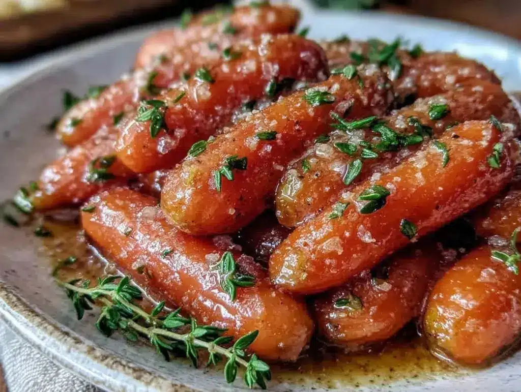 honey glazed carrots recipe - featured image