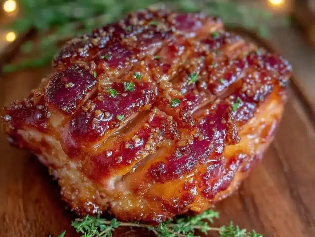 honey glazed ham recipe - featured image