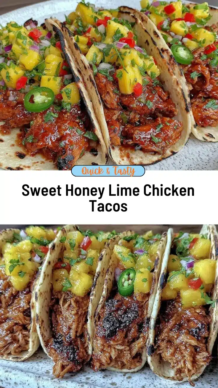 honey lime chicken tacos recipe