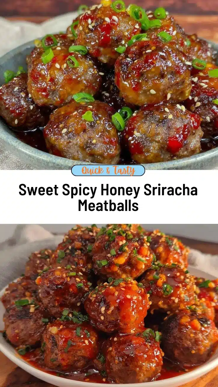 honey sriracha meatballs recipe