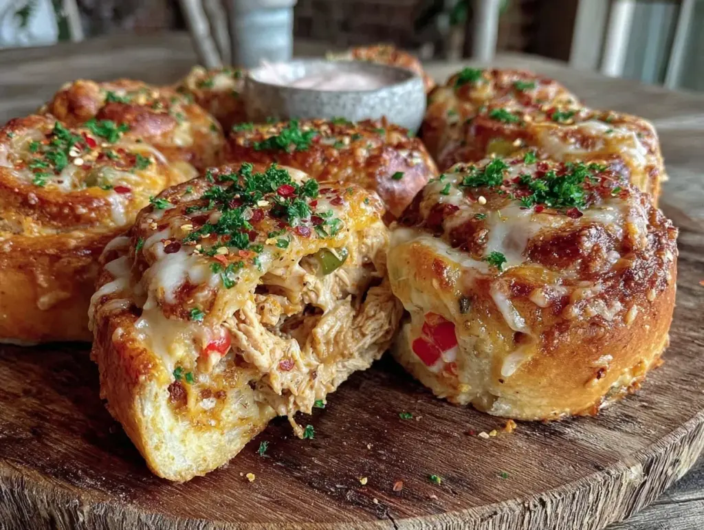 Hot Ranch Chicken Pizza Rolls - featured image