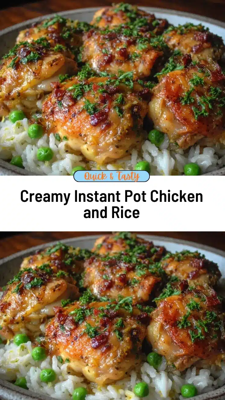 Instant Pot chicken and rice recipe recipe