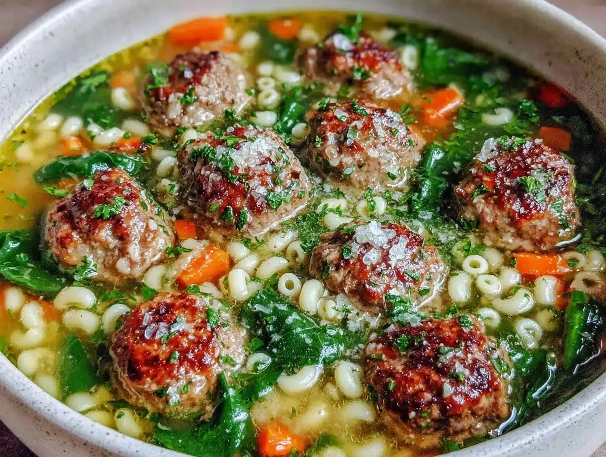 Italian wedding soup recipe preparation steps